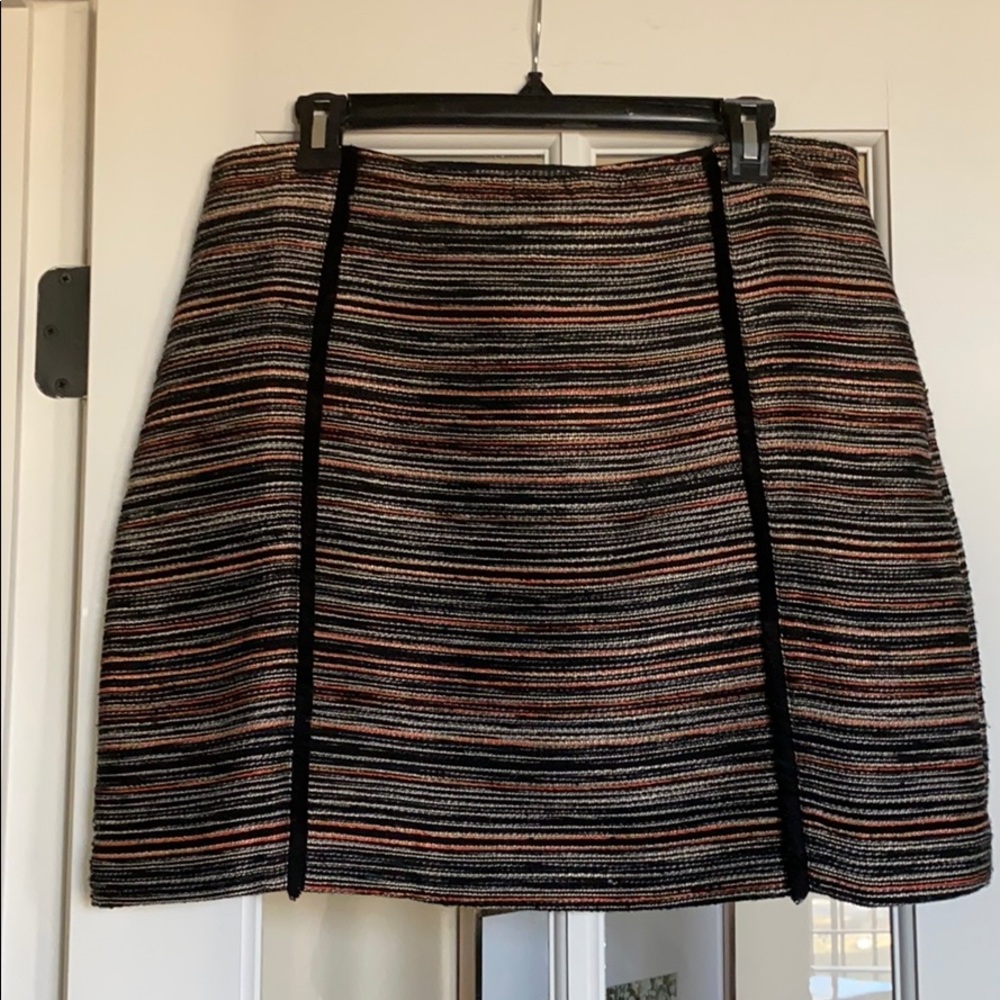 Loft Striped Mini Skirt 8